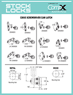 Screw driver cam latch – C8065 thumbnail image