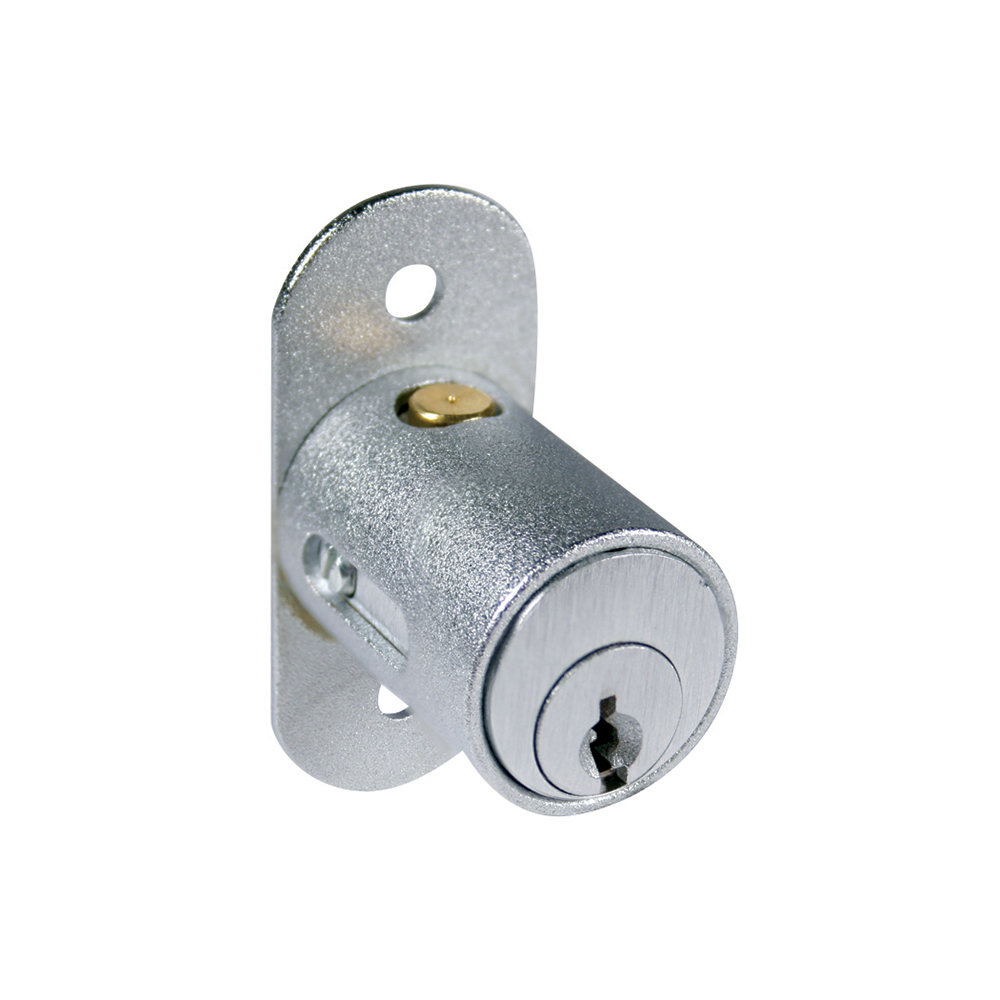 Sliding door lock, plunger style, 1-1/8″ – C8142