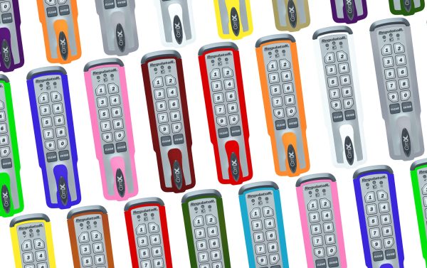Collage of different colored RegulatoRs - they can be powdercoated any custom color!