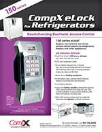 CompX eLock 150 series refrigerator/freezer – keypad only, left hand – 150-KP-FRG-L thumbnail image