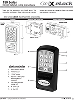 CompX eLock 150 series cabinet – iCLASS + keypad – 150-ICKP-CAB thumbnail image