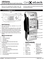 eLock 150 series refrigerator inbox instructions thumbnail image