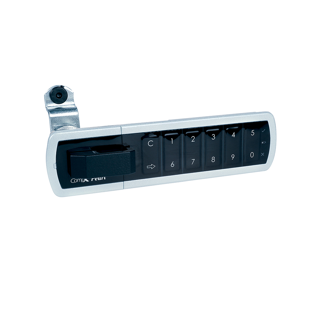 CompX Pearl, electronic push button cabinet lock, 7/16″ – PRLK-M-R-1