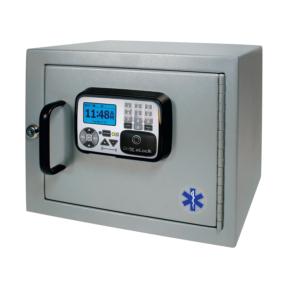 NARC iD box with Automated Inventory Control with CompX eLock 300 series cabinet lock – Wifi ready, proximity card reader + keypad – WS-PRKP-NARC-ID
