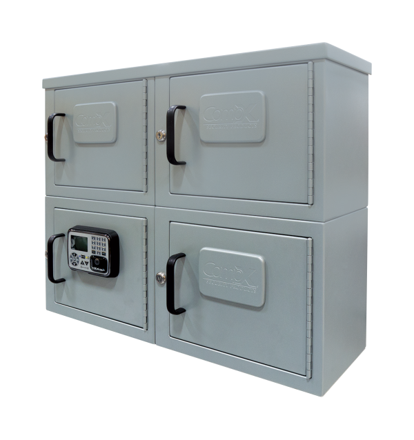 CompX NARC Stack, with CompX eLock installed, shown on four NARC Boxes