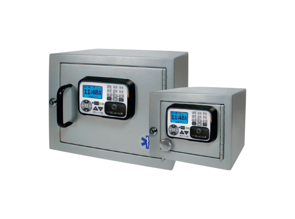 CompX eLock cabinet version installed on both sizes of NARC Box - standard and mini